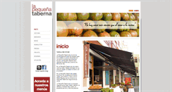 Desktop Screenshot of lapequenataberna.com